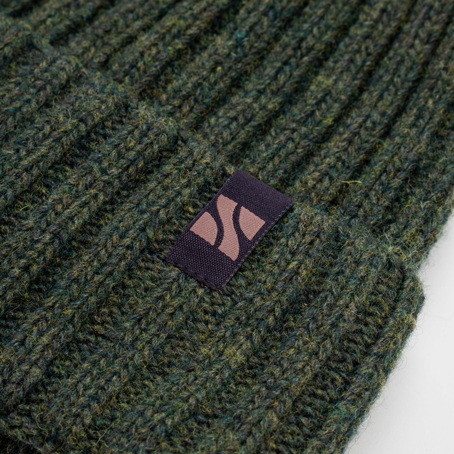 RIB BEANIE - Khaki