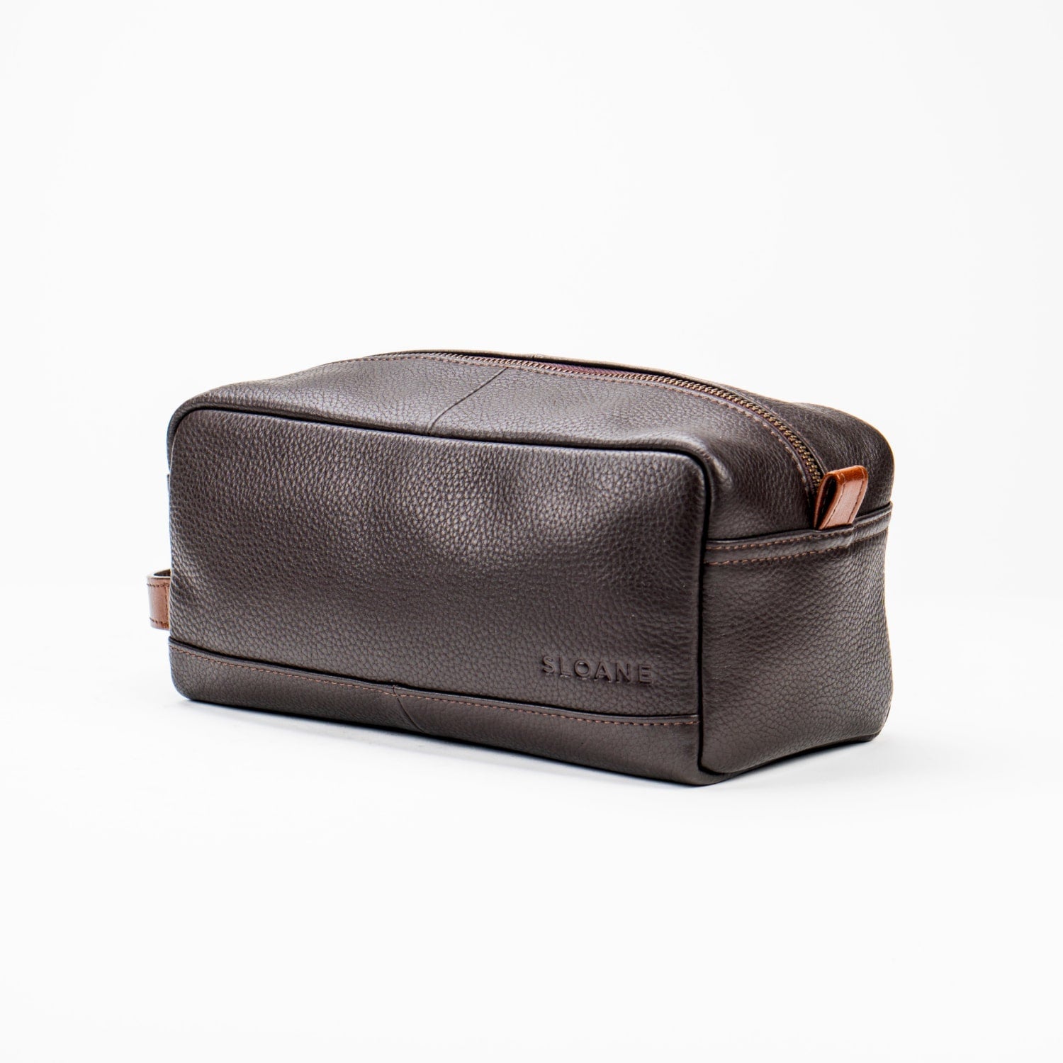 WASH BAG - Brown/Chestnut