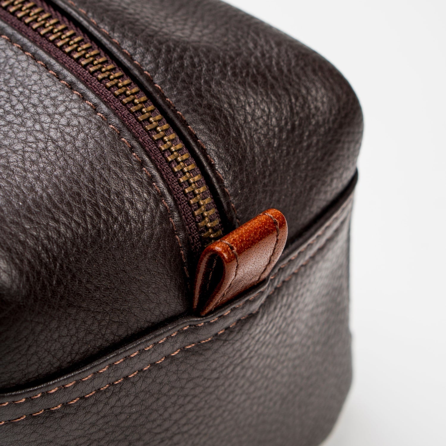 WASH BAG - Brown/Chestnut
