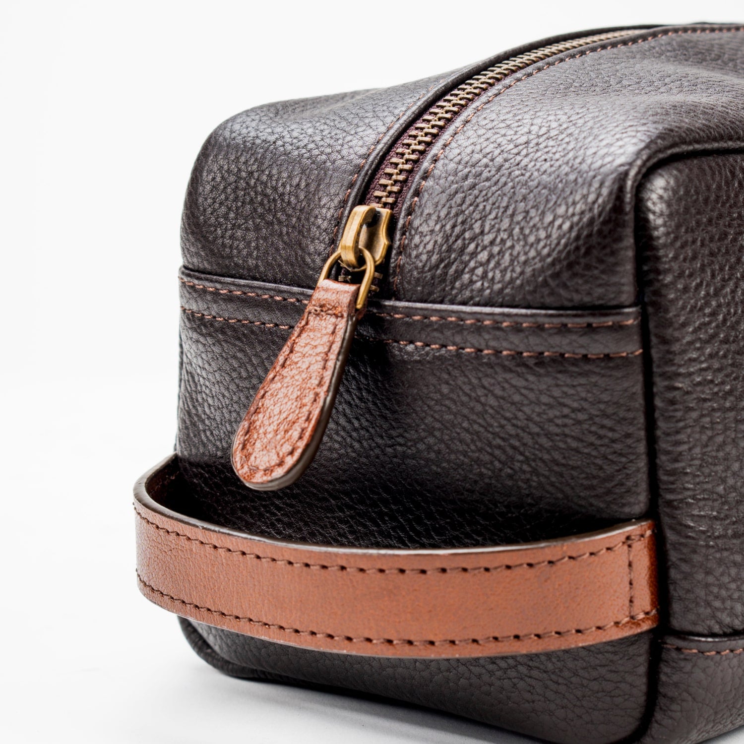WASH BAG - Brown/Chestnut