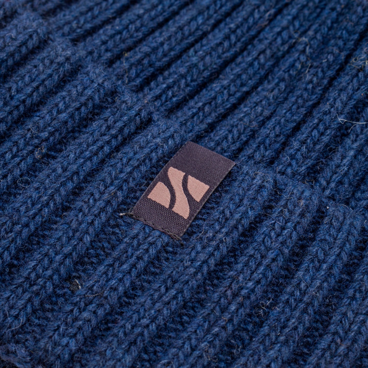 RIB BEANIE - Navy