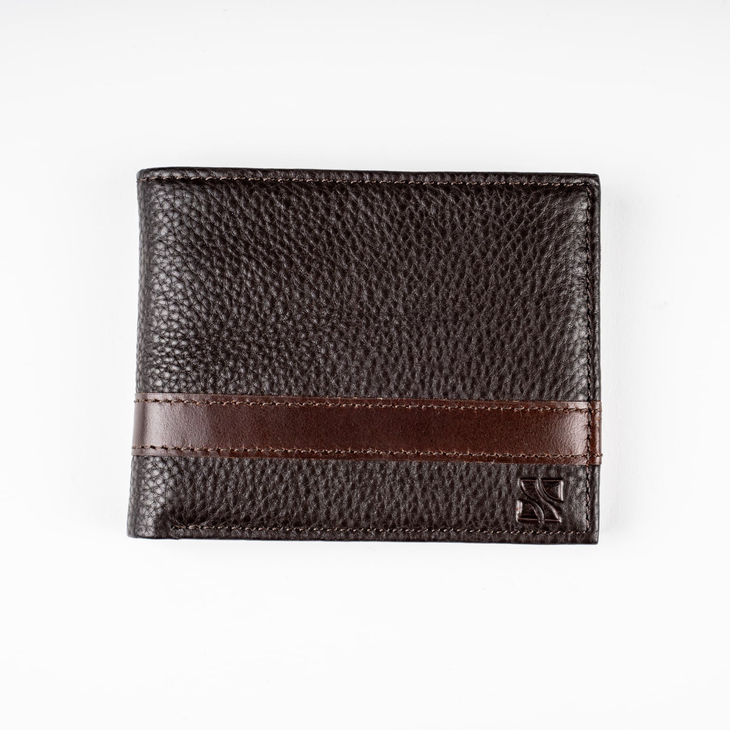 FOLDED WALLET - Brown