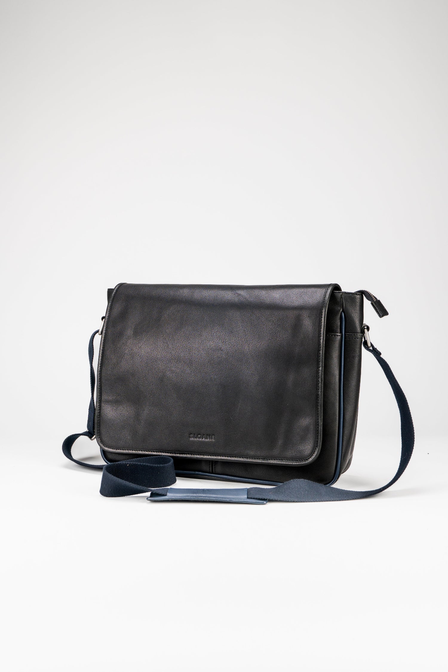 MESSENGER BAG - Black/Navy