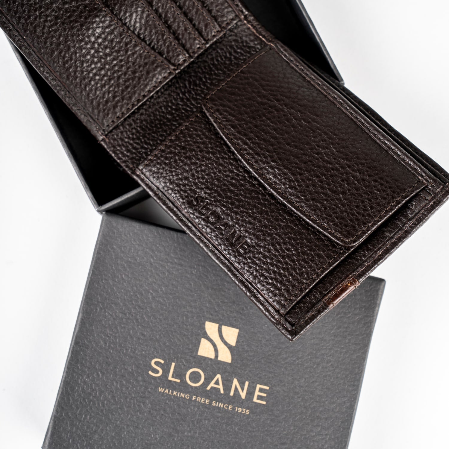 FOLDED WALLET – BROWN