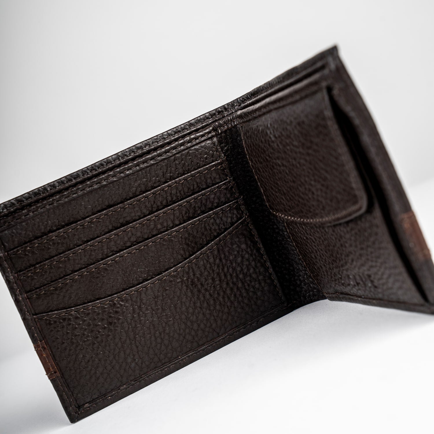 FOLDED WALLET – BROWN